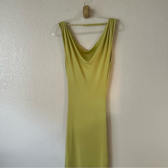 New Asta Resort Chloe Dress in Chartreuse size S - Picture 7 of 11